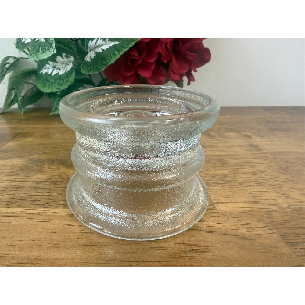 Vintage Clear Glass Electrical Insulator Industrial Utility Decor Display Piece